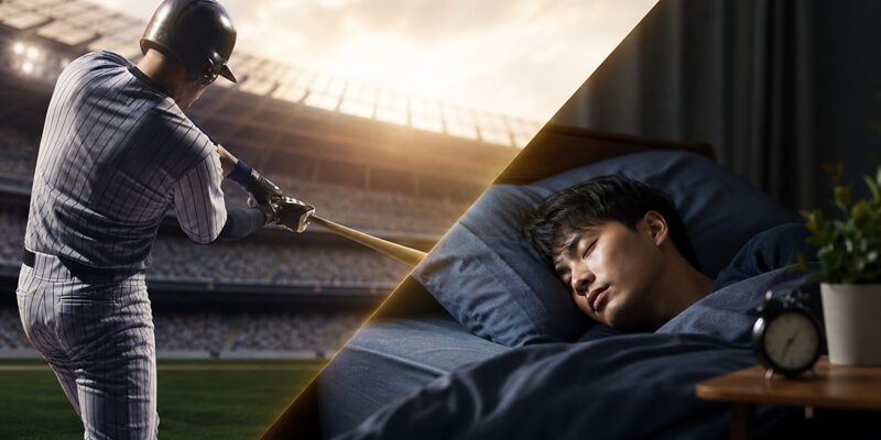 プロ野球選手の睡眠時間から学ぶ！最高のパフォーマンスを発揮する秘訣