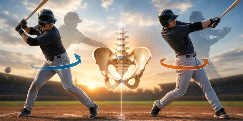 バッティング上達の鍵は骨盤にあり！前傾・後傾の正しい使い方を徹底解説