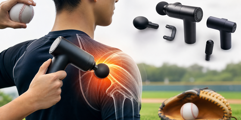 野球肩に効くマッサージガンの選び方！プロが教える効果的な使い方とオススメ5選